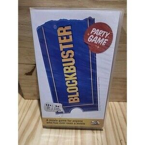Blockbuster Party Game Movie Trivia Board Game Night VHS Case Cards Buzzer